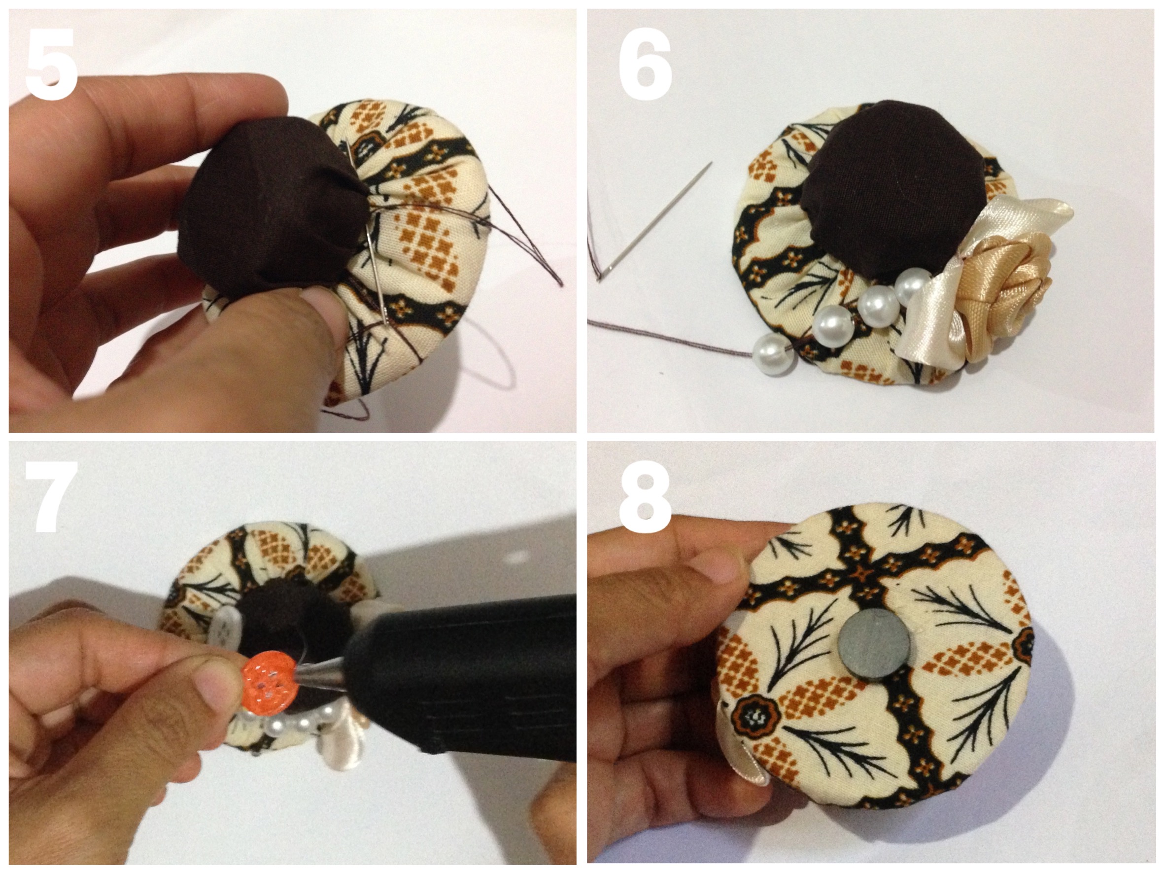 Cara Membuat Topi Dari Kain Batik Sketsa